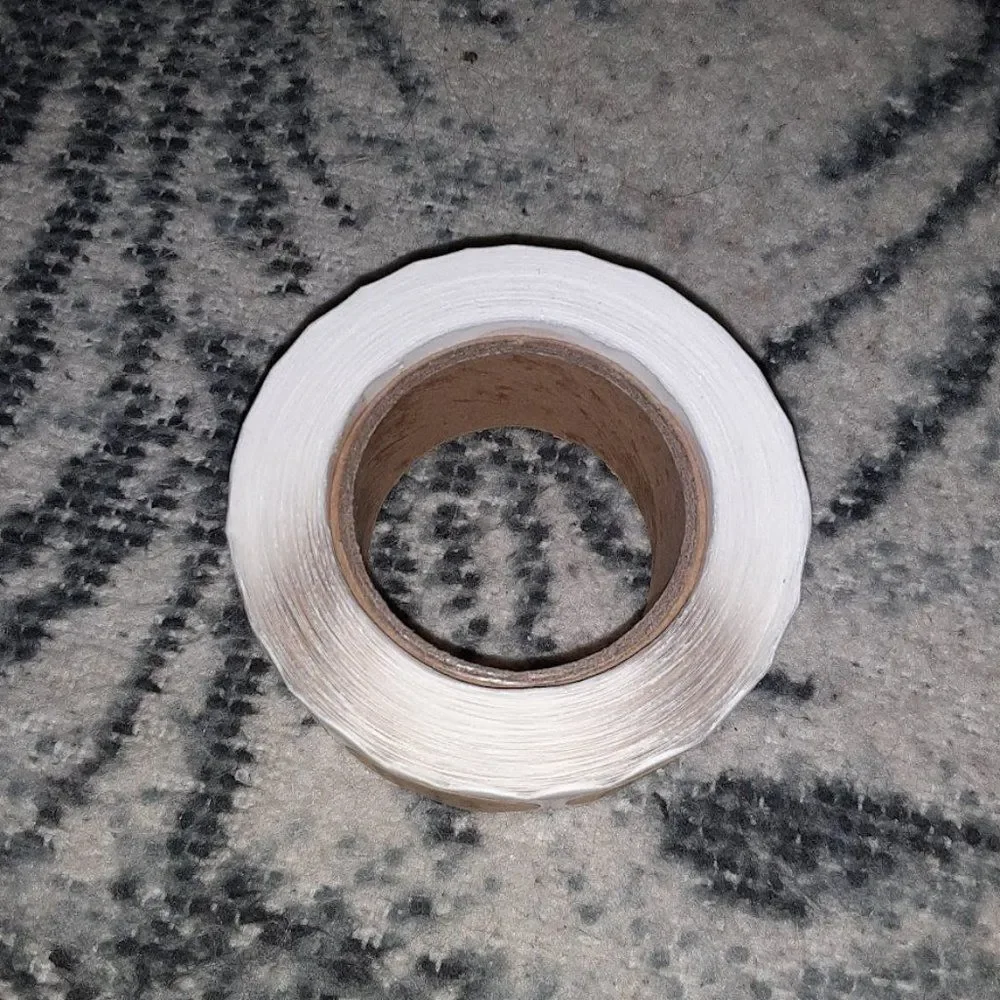 500pc Kraft Paper Red Heart Thank You Sticker Roll, Business Packaging Supplies